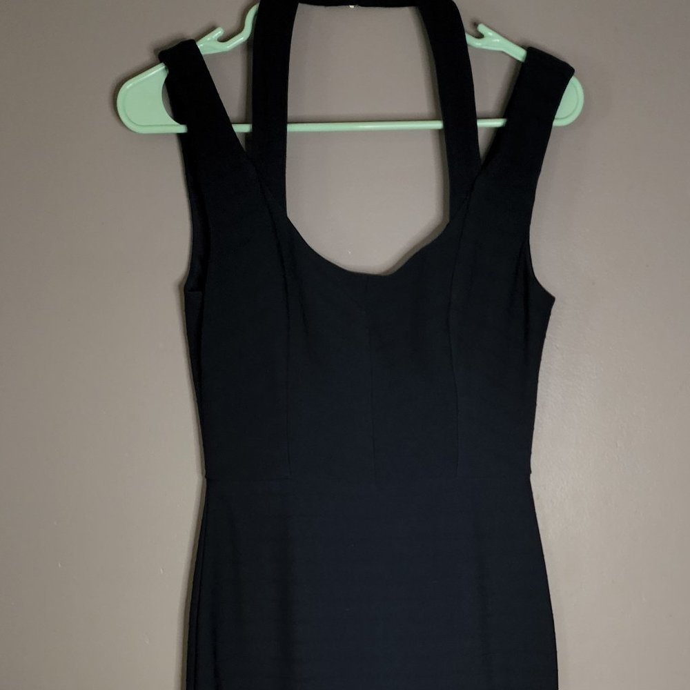 Guess Navy Blue Bandage Bodycon Dress